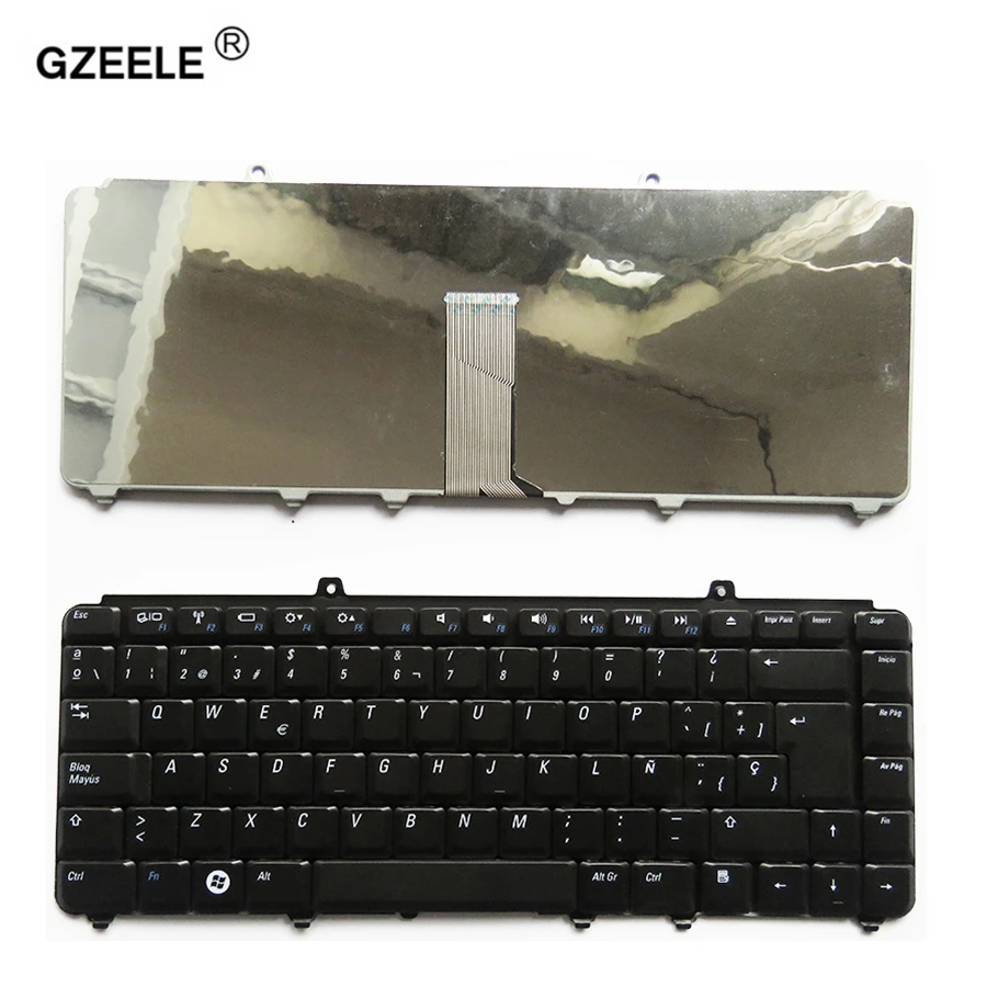  GZEELE  SP Keyboard for Dell inspiron 1400 1520 1521 1525 1526 1540 1545 1420 1500 Spanish Teclado 