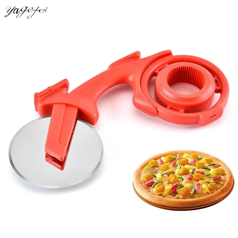 New Arrival Stainless Steel Pizza Wheels Pies Waffles Knife Cutters