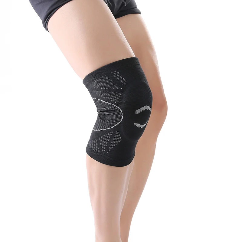 

New style 3D weaving knee support built-in EVA foam pad sports fitness cycling hiking knee protect brace #sbt17