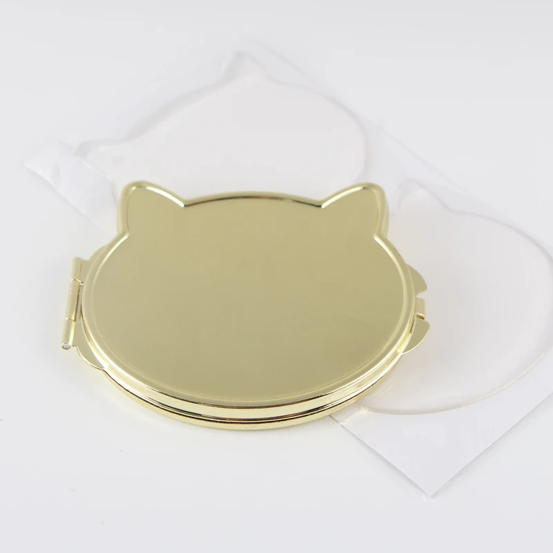 Cute cat makeup mirror portable small mirror souvenir birthday gift event prize DIY design (10)