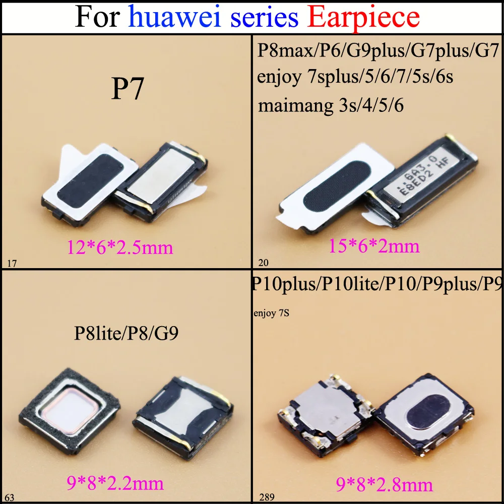 

YuXi New Earpiece Speaker Earphone Ear Piece for Huawei p9/p10plus p9 p10 p6 p8 p8max G9 G7 for maimang 3s/4/5/6/enjoy p7s 6s 6