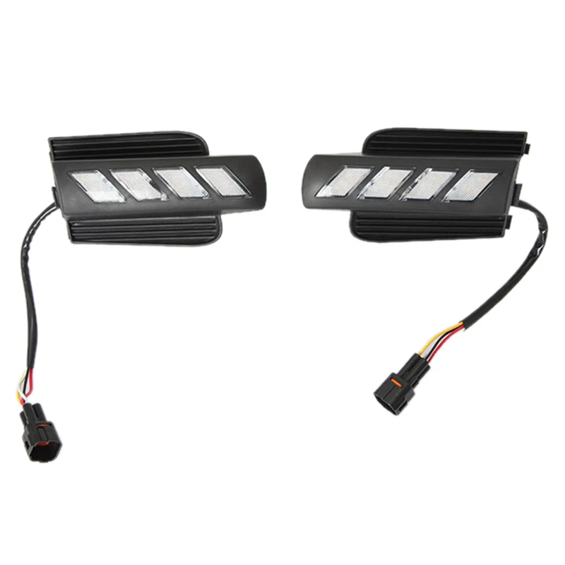 E4 Mark Led Drl для To-yota Land Cruiser Prado 120 Grj120 Trj120 Fj120 2003~ 2009 дневной ходовой светильник, аксессуары для противотуманных фар - Цвет: High match