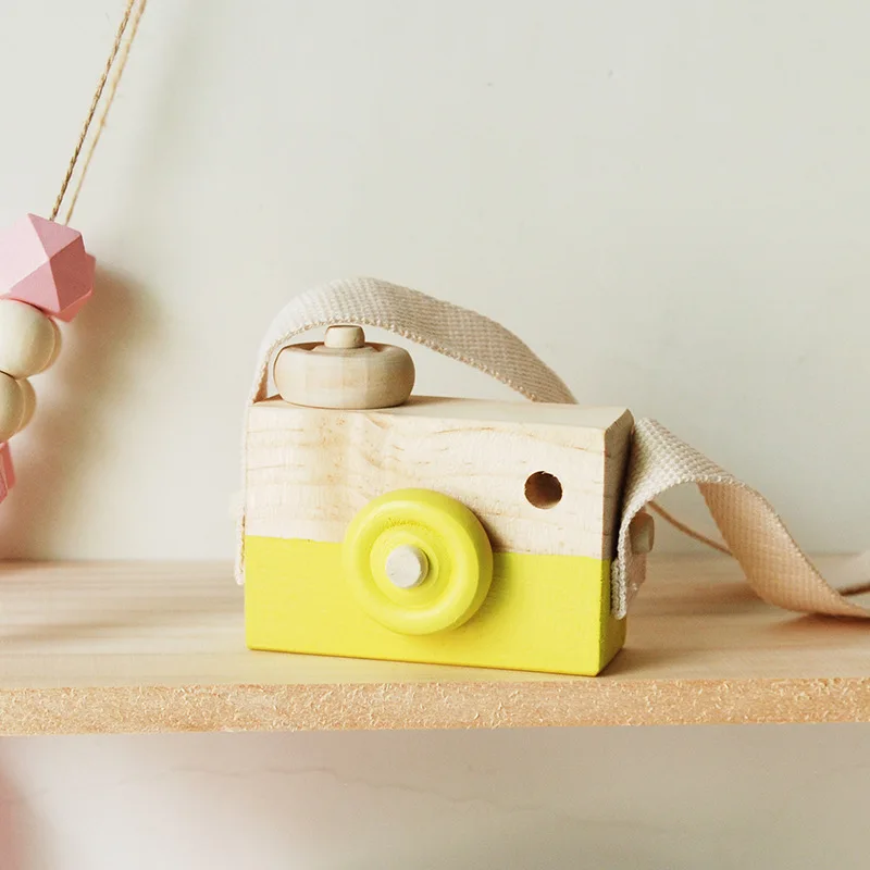 Cute Wooden Camera Baby Kids Hanging Camera Photography Prop Decoration Children Educational Toy Birthday Merry Christmas Gifts Cute Wooden Camera Baby Kids Hanging Camera Photography Prop Decoration Children Educational Toy Birthday Merry Christmas Gifts