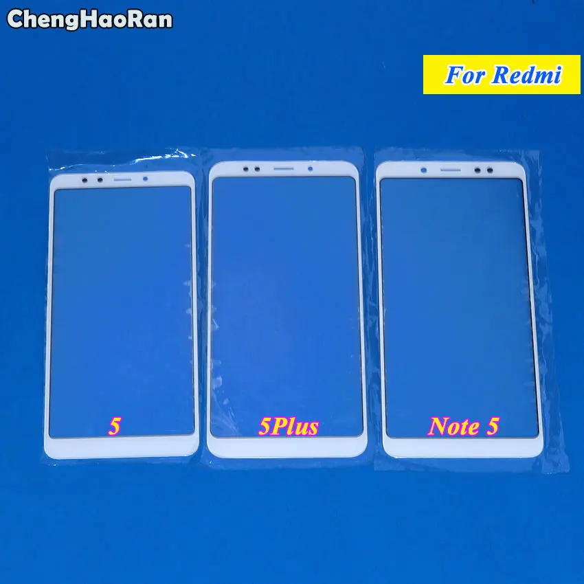 ChengHaoRan для Xiaomi Redmi 5 5Plus 5P Note переднее стекло сенсорный экран ЖК внешняя панель