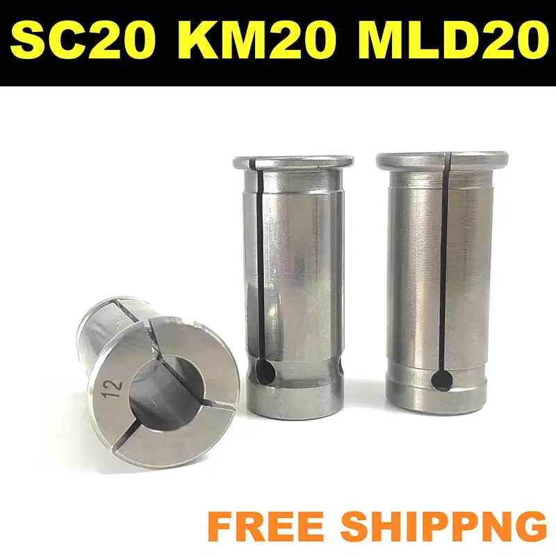 

Power Grip Collet Chuck MLC 20 C20 SC20 BT30 KM MLD STRAIGHT COLLET Milling Chuck cutting tools CNC Machine EndMill 6 16 mm