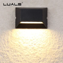 Наружные настенные лампы Водонепроницаемый светодиодный настенный светильник роскошная вилла Настенные светильники Прихожая алюминиевая современная настенная лампа простой Арт Деко освещение