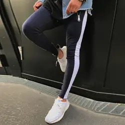 Полосатый Для Мужчин's спортивные штаны повседневное Спортивная одежда для бега мешковатые удобные брюки карго мужчин спортивные мужской