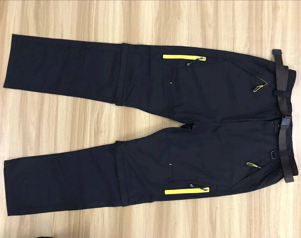 LoClimb extraíble de secado rápido pantalones de senderismo hombres 2018 de Trekking de verano de deportes al aire libre pantalones de montaña escalada pesca pantalones cortos AM096