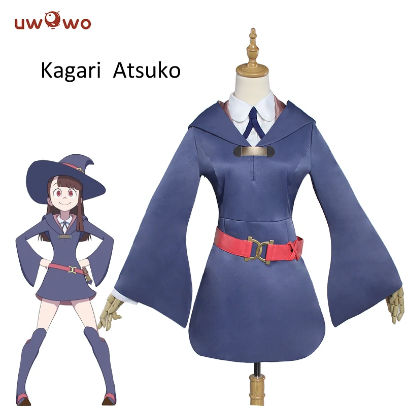 

UWOWO Akko Kagari Cosplay Little Witch Academia School Uniform Akko Kagari Costume Anime Little Witch Academy Cosplay Women