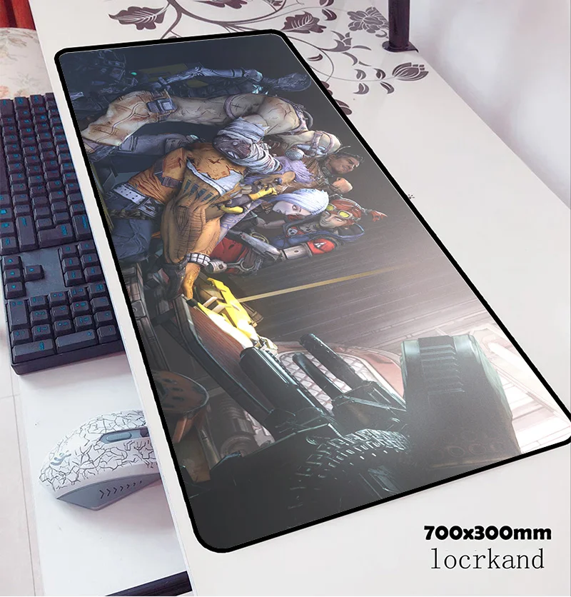 

borderlands mousepad 700x300x3mm High-end Computer mouse mat gamer gamepad pc hot sales gaming mousemat desk pad office padmouse