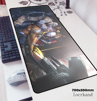 

borderlands mousepad 700x300x3mm High-end Computer mouse mat gamer gamepad pc hot sales gaming mousemat desk pad office padmouse