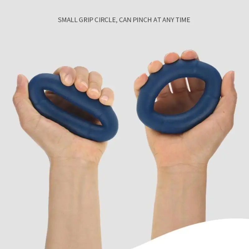 Silicone Hand Grip Ring Arms Strength Exerciser Finger Muscle Power