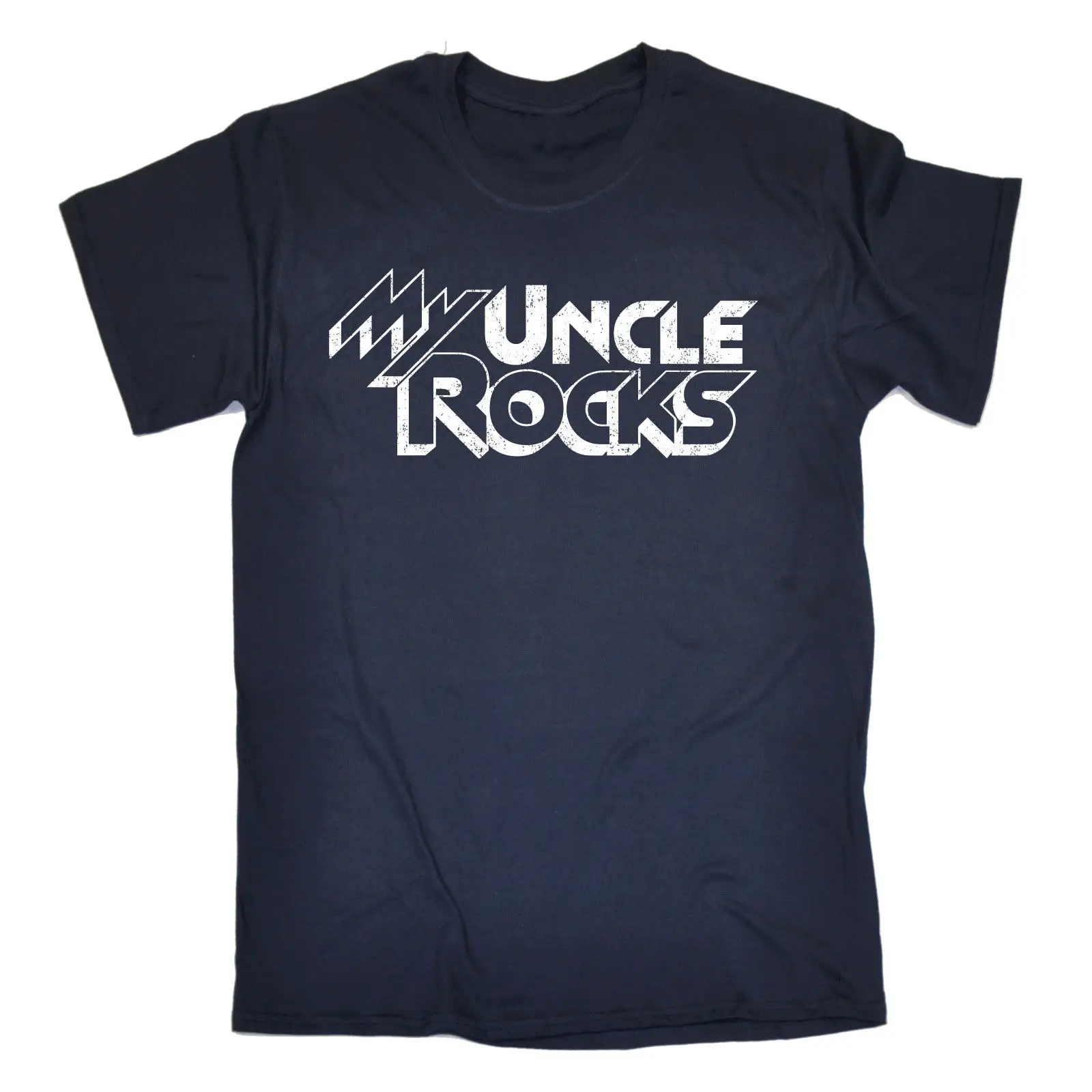 

2019 Fashion Hot Sale My Uncle Rocks T-SHIRT Birthday Gift for Him Family Funny Present Birthday Gift Tee Shirt