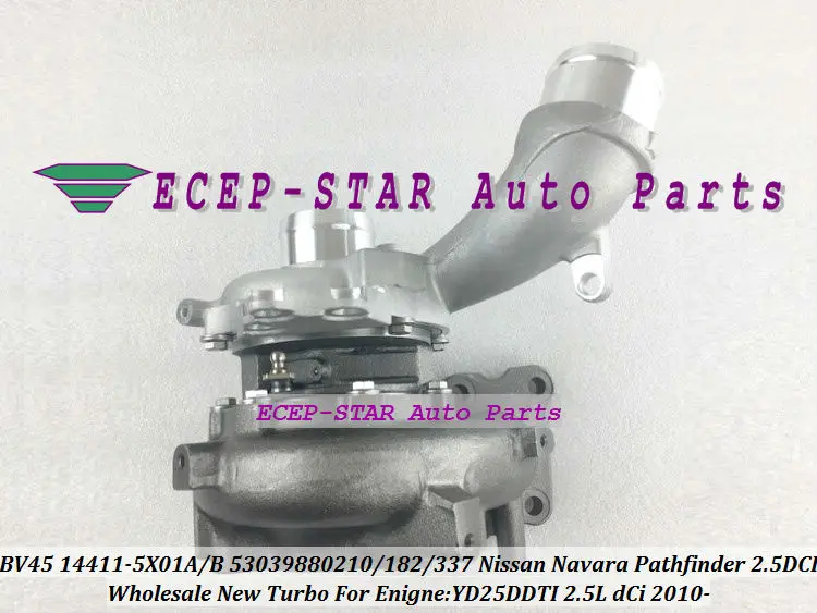 Turbo BV45 14411-5X01A 14411-5X01B 53039880210 53039700210 53039880182 53039880337 For Nissan Navara Pathfinder YD25DDTI 2.5L dCi 2010-  (3)