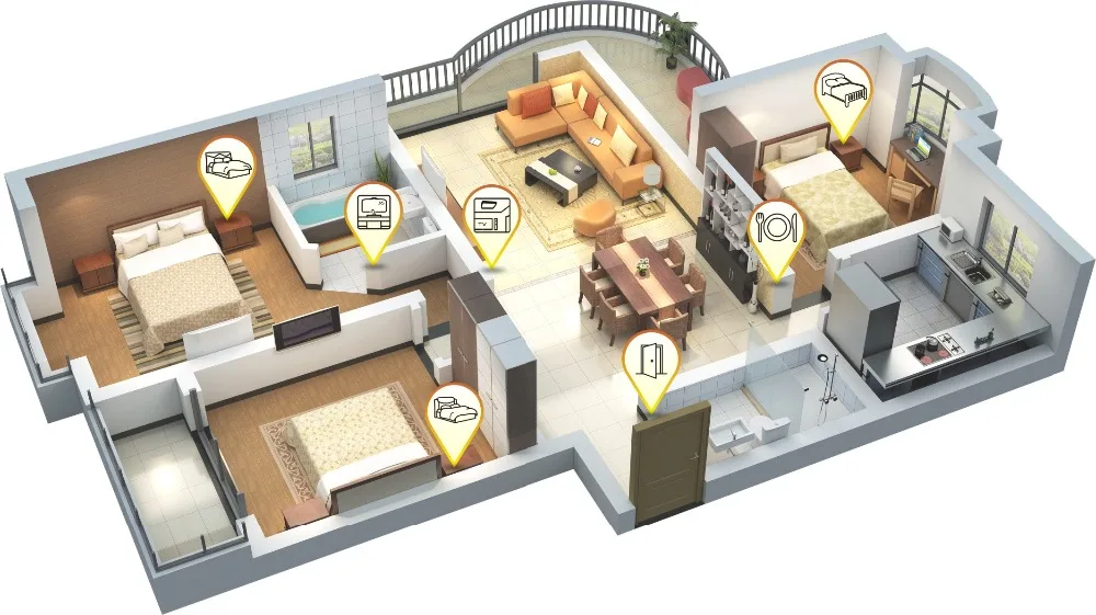 7PCS HOS28 FLOOR PLAN