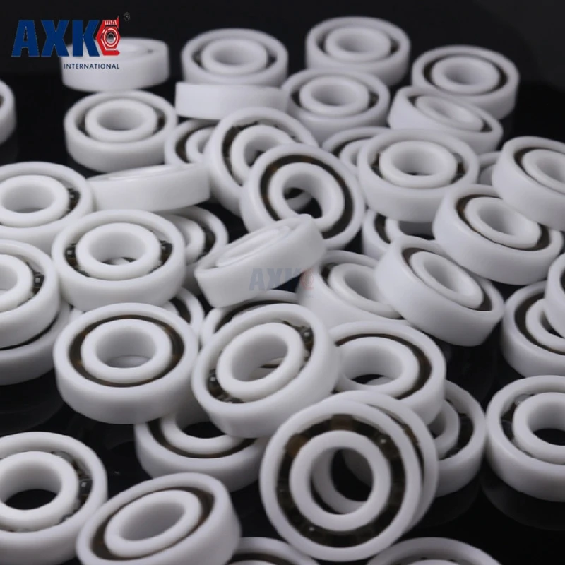 2pcs 5mm x 19mm x 6mm White POM Plastic Glass Ball Bearing 635 Model