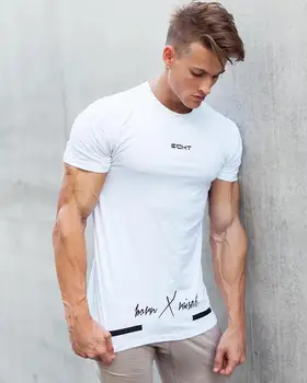 

Running Men Breathable Quick Dry Fit Sport Training T Shirt Men Compression summer Running T-Shirts Gym Shirts Sport Top