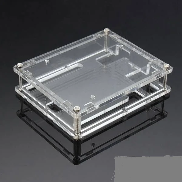 

Free shipping! 10pcs/lot Transparent Box Case Shell for ARDUINO UNO R3
