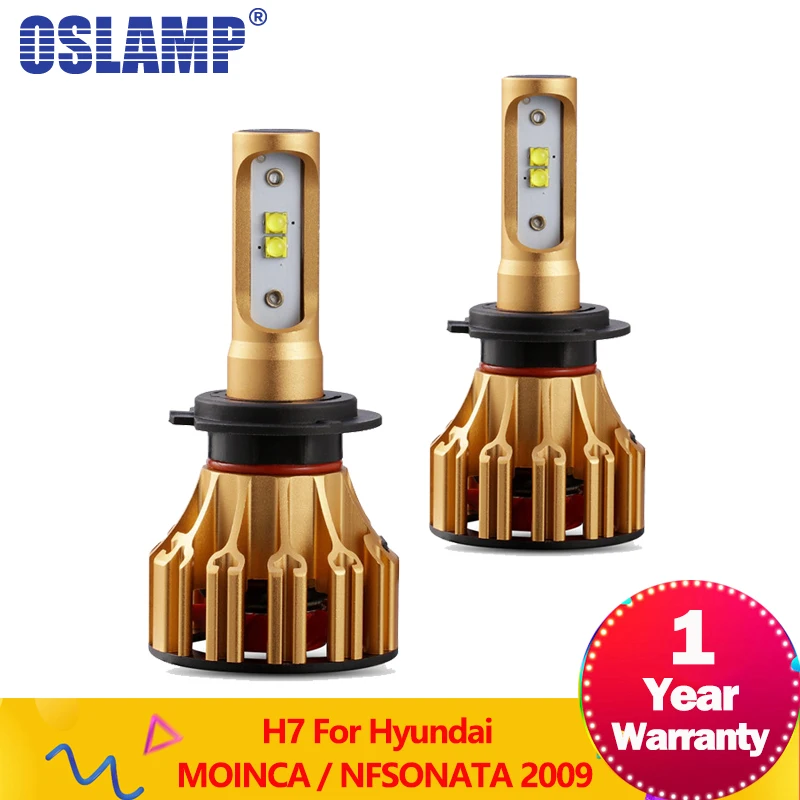 Oslamp T6 Series LED Headlights H7 Low Beam 70W SMD 7000LM 6500K headlamp LED Headlight Bulbs 2009 Hyundai Sonata Low Beam Headlight Bulb