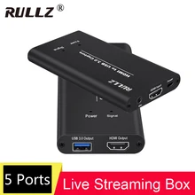 HDMI к USB 3,0 видеозахвата 1080P для Blu-Ray tv STB box, PS4 xbox ONE игровой плеер и т. Д., с микрофоном, запись+ ПК прямая потоковая передача