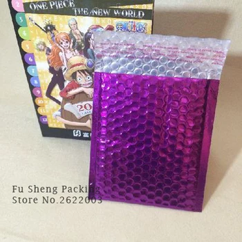 

Bright Purple 150*170MM Poly Bubble Mailing Mailer Shipping Padded Envelope Bags Black Color Shockproof Courier Bubble mailer