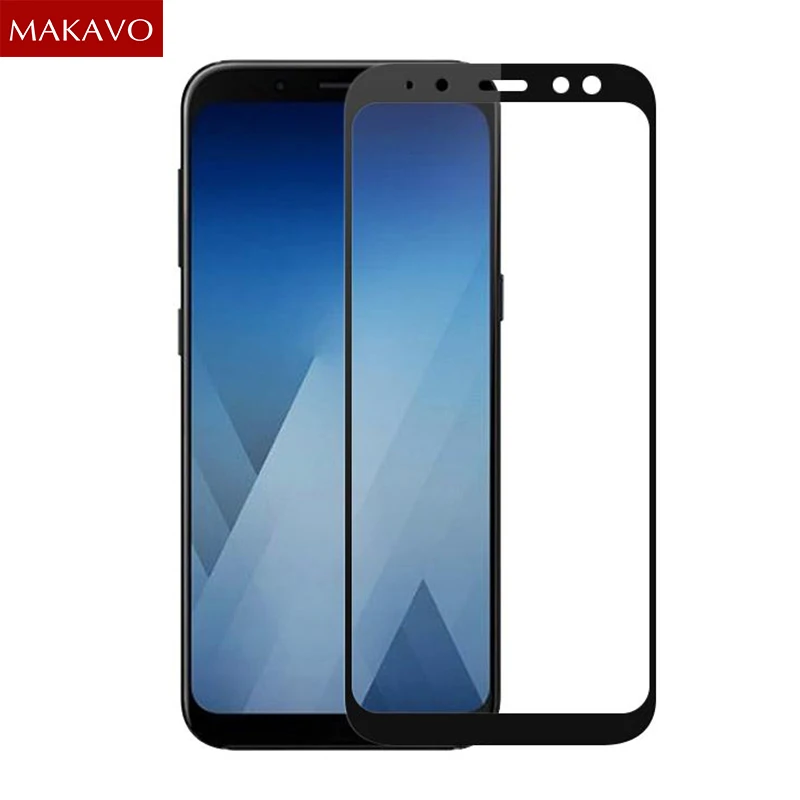 2 шт./лот для Samsung Galaxy A7 2018 закаленное стекло полное покрытие протектор экрана