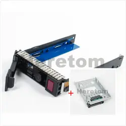 Heretom 2,5 "SSD в 3,5" SATA адаптер 654540-001 + 3,5 "LFF SAS жесткий диск лоток Caddy 651314-001 для hp Gen8 G9 DL380p