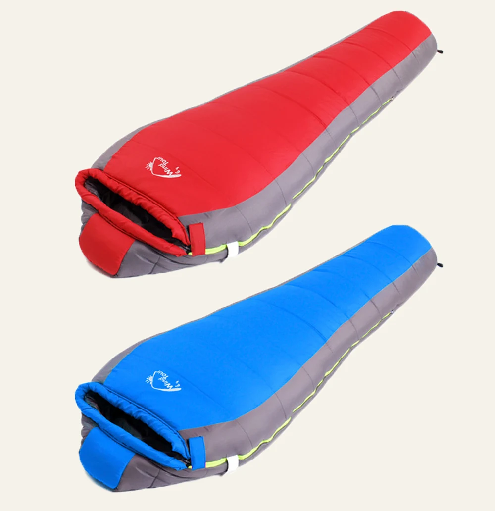 Windtour Winter Warm Cotton Sleeping Bag for Camping