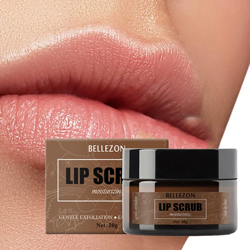 

Remove Dead Skin Natural Brown Sugar Lip Scrub Lip Exfoliating Moisturizing Scrub For Soft Pinkish Lip 2019 NewS1