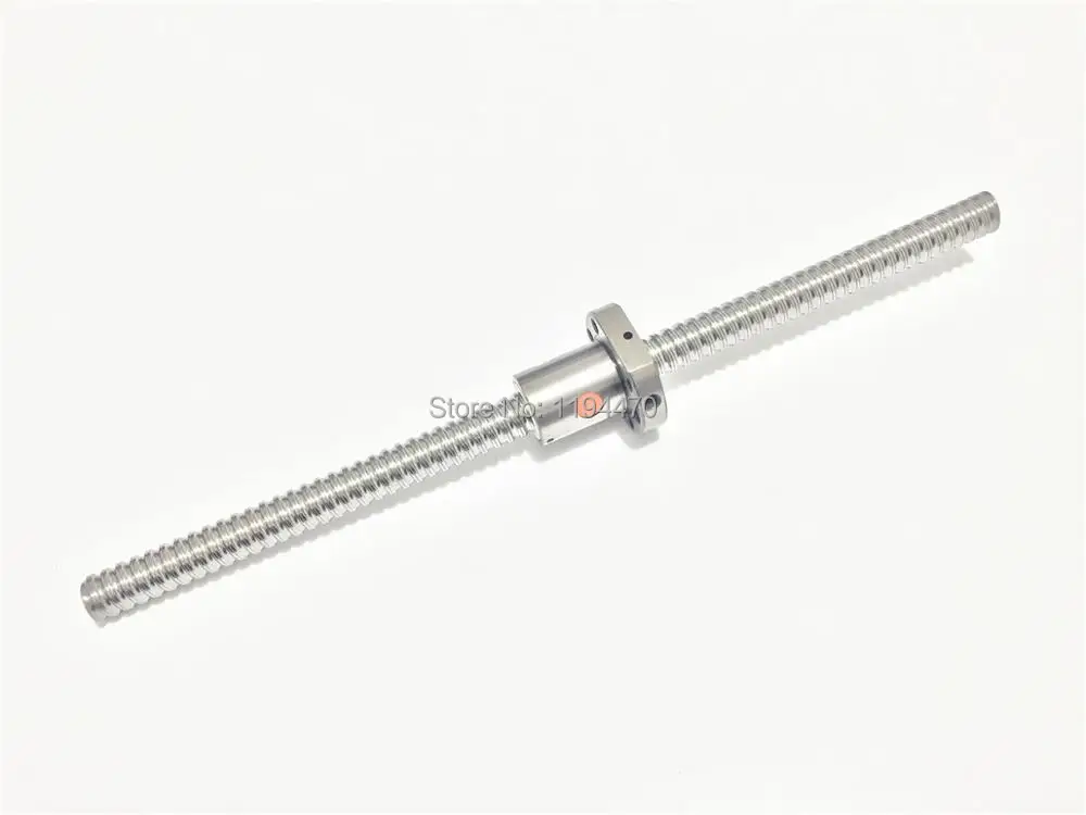 

1pcs Ball Screw SFU1605 RM1605 1605 L 500mm Rolled Ballscrew with 1pcs Single Flange Ballnut for CNC No End Machined