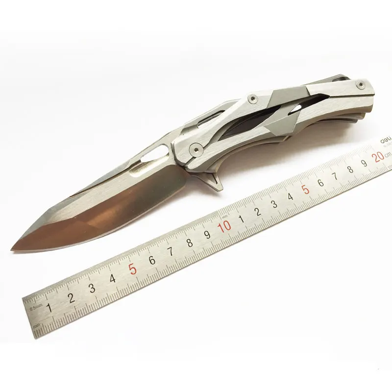 High quality cnc.Hunting knife, blade 8cr18mov, Hardness ...