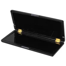 Yibuy трость для кларнета коробка для 10 тростей держать плотно с магнитной застежкой черный