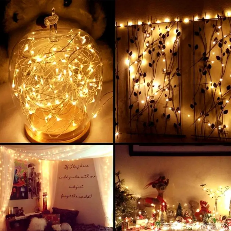 5m 10m Waterproof Battery Operated 8 Mode Timed Control Dimmable 5m 10m Waterproof Battery Operated 8 Mode Timed Control Dimmable Copper Wire Firefly String Lights Warm White