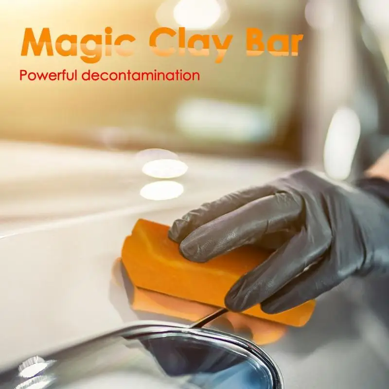150g Автомойка волшебный глиняный брусок Супер авто глубокая детализация чистой глины пластичная глина и набором инструментов для чистки Magic Mud очиститель автомобильный
