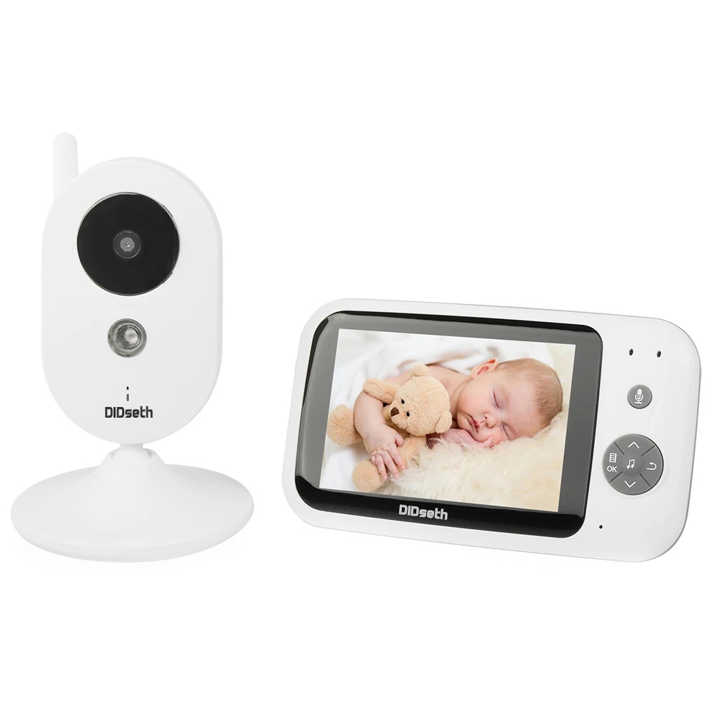 

DIDseth ZR303 3.5 inch Wireless Baby Monitor LCD Screen Infrared Night Vision Two-Way Talk Back Lullabies CCTV Smart Home Indoor