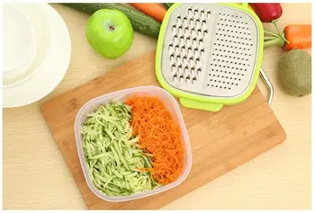 

30pcs/lot Vegetable Fruit Grater Hand Held Food Slicer Cutter Container Kitchen Tool