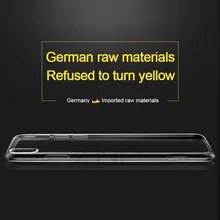 Ultra Thin Soft transparent TPU Case For Apple iPhone X 8 8 Plus 7