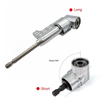 

Right Angle Drilling Corner Screwdriver Holder Drill Bit 105 Degree Extension Shank MAL999