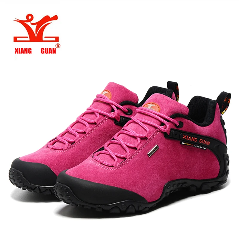 

New XIANGGUAN Trekking Shoes Outdoor Waterproof Hiking Shoes For Women Walking Sports lady Winter Sneakers Size 36-39