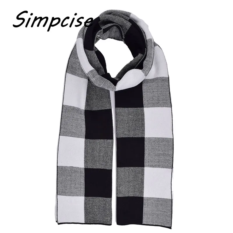 man scarf New Design Brand Scarf Elastic Winter Warm Luxury Scarves Echarpe Acrylic knitted Scarf Man A3A18935 mens cotton scarf