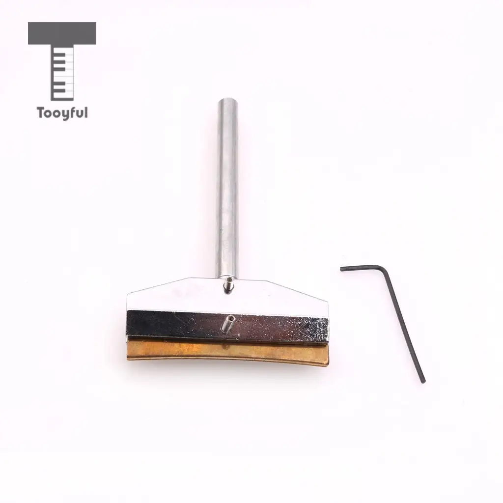 Guitar Repair Tool Set 9pcs Brass Fingerboard Fretboard Press Caul Insert+L Shaped Wrench