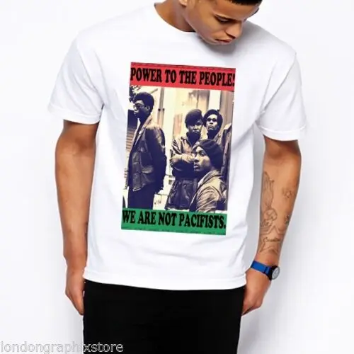 Черная история Африка пантера футболка Malcolm X Mandela MLK Ferguson | Мужская одежда