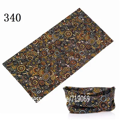 321-350 большое количество стильная бесшовная бандана волшебный шарф многофункциональная бандана, для защиты от солнца глушитель Unise шарфы шейный платок - Цвет: 340