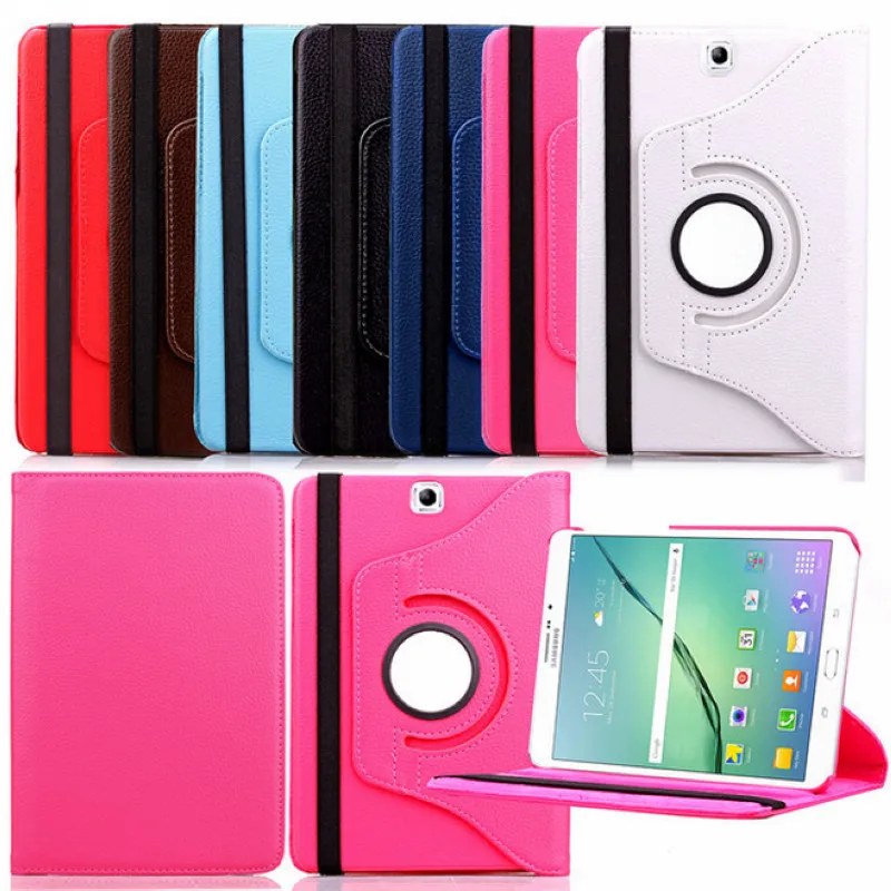 

For Samsung Galaxy Tab S 8.4" T700 T705 Pu Leather Rotating Case Smart Cover Stand