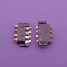 2-100 шт. держатель 4Pin 4 pin FPC разъем аккумулятора мобильного телефона аккумулятор разъем клемма на материнской плате для samsung I9100
