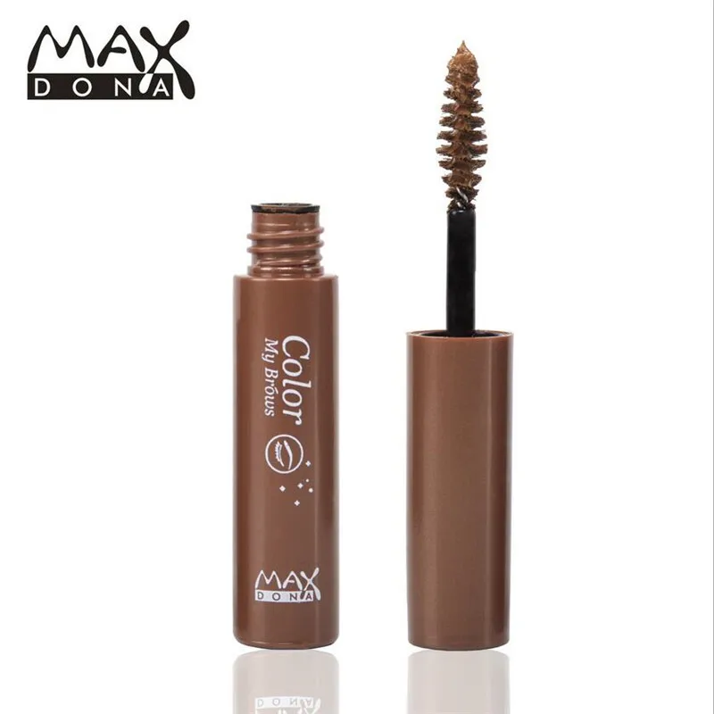 Maxdonas горячий бренд макияж гель для бровей кофе черный коричневый краска гель для бровей водонепроницаемый тушь для бровей Mascaras Sobrancelha - Цвет: A