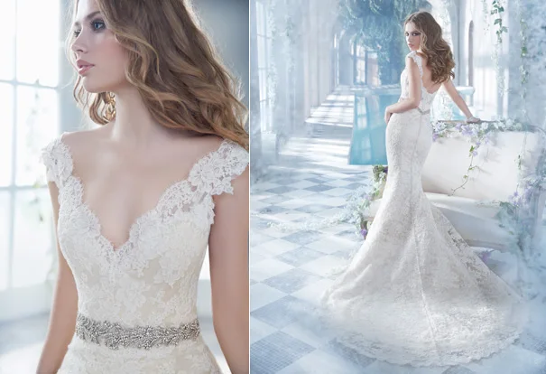 

Romantic Sleeveless Mermaid Wedding Dresses 2019 Lace Applique Chapel Train Bridal Gowns vestidos de noiva tailored