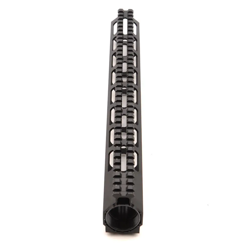 Baratos 7 9 10 13,5 15 pulgadas ultraligero Delgado flotador libre soporte de barandilla + tuercas de Metal accesorios de pistola para caza