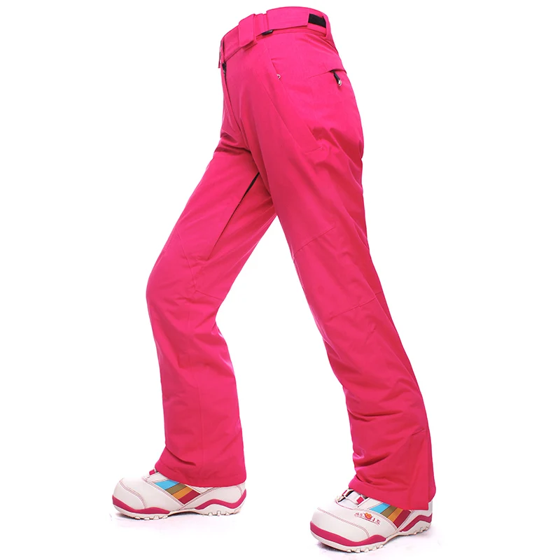 SAENSHING, профессиональные лыжные брюки для женщин, уличные теплые лыжные брюки, водонепроницаемые ветрозащитные дышащие брюки для сноубординга - Цвет: A