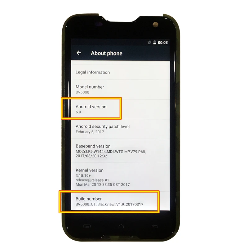 Ocolor Android Версия 6 0 для Blackview BV5000 ЖК дисплей + сенсорный экран Запасные части с